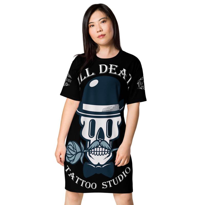 Till Death Tattoo Studio T-shirt dress